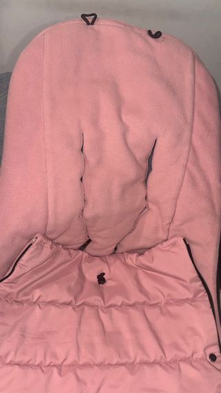 Saco silla bebé rosa
