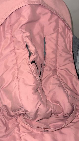 Saco silla bebé rosa