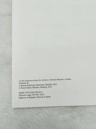 Libro Partiture di Antonio Romero y Andía