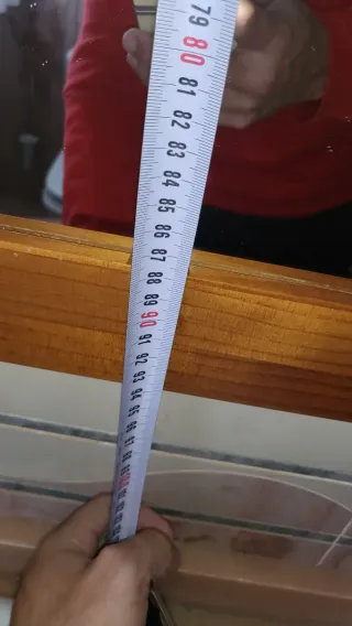 Mueble de baño madera y mármol