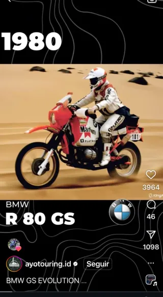 BMW R80 GS Dakar 1986