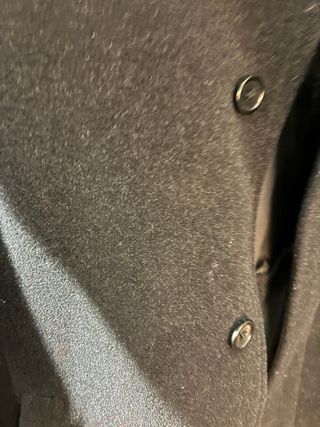 Abrigo hombre Zara negro