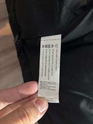 Parka Álvaro Moreno Negra Talla XL