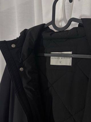 Parka Álvaro Moreno Negra Talla XL