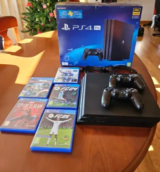 PS4 Pro 1TB + 2 Mandos + Juegos