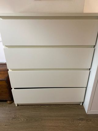 Cajonera Ikea Blanca Madera 80x100x48
