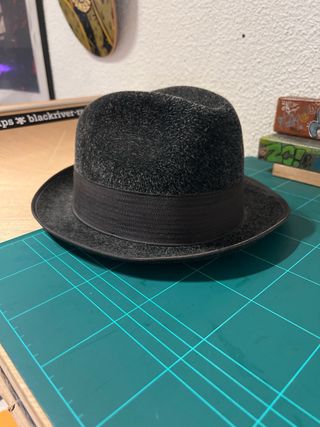 Sombrero Fedora Fieltro Talla 57 Vintage