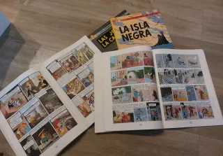 Lote 4 Tintin antiguos tapa blanda