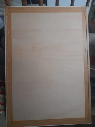 Cuadro Vintage años 90 Mujer Moto