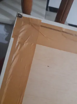 Cuadro Vintage años 90 Mujer Moto