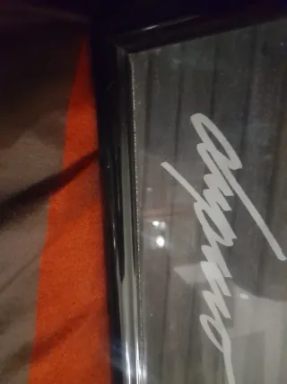 Cuadro Vintage años 90 Mujer Moto