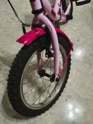 Bicicleta infantil 16 rosa