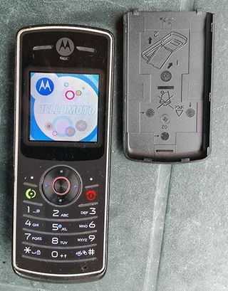 2 x Motorola W180 Teléfonos Móviles Negros