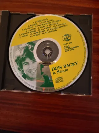 CD Don Backy L'Immensità Il Meglio