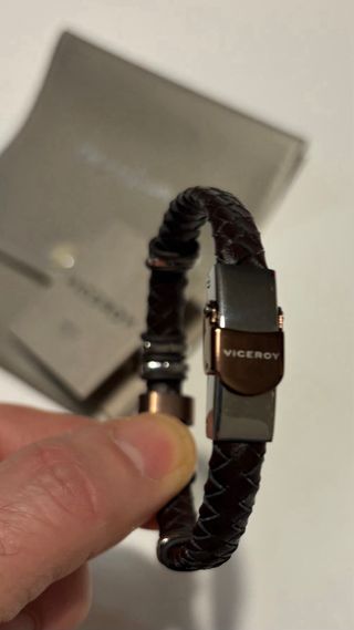 Pulsera Viceroy Acero Negro y Plata