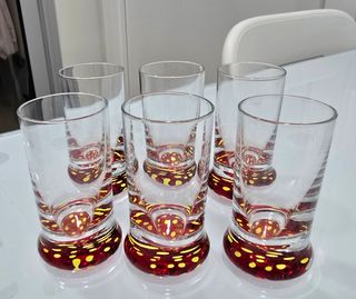 Vasos para chupito de cristal