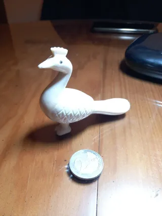 Figura Pavo Real Blanca