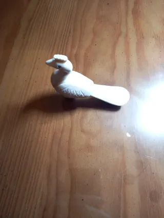 Figura Pavo Real Blanca