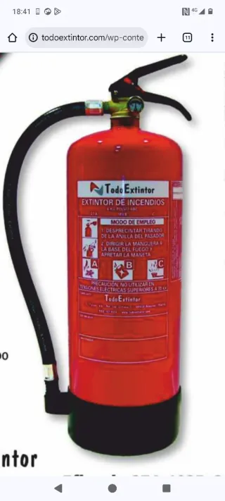 Extintor de incendios Todo Extintor ABC