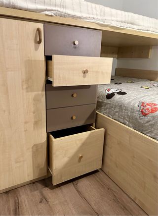 Habitación Juvenil Completa dos camas