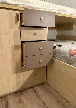 Habitación Juvenil Completa dos camas