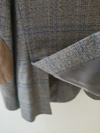 Chaqueta Milano Gris Cuadros