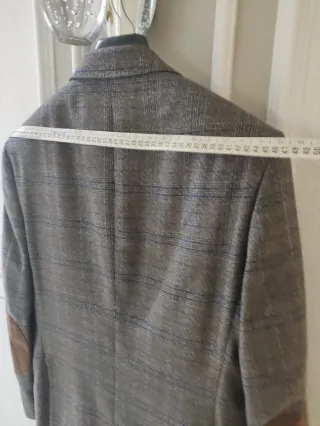 Chaqueta Milano Gris Cuadros