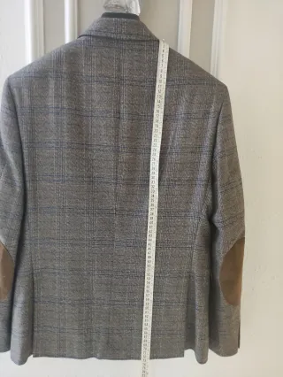 Chaqueta Milano Gris Cuadros