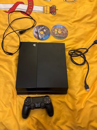 PS4 (PlayStation 4) Negra + Juegos