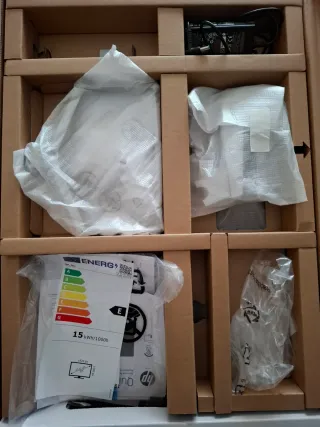 Monitor HP Plata/negro