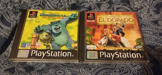 Pack Monstruos S.A. y El Dorado PS1