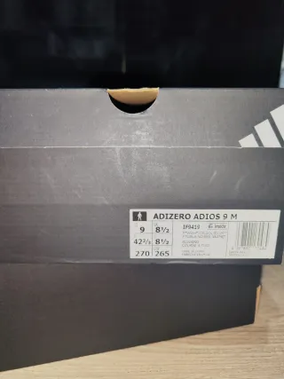 2 pares de Adidas adizero adiós 9M Zapatillas Runn