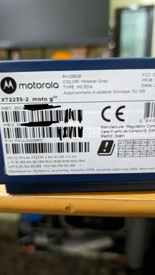 Móvil Android 6Gb 128GB Cámara 50Mp Bateria 5000mA