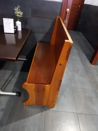 Bancos madera para bar/comedor