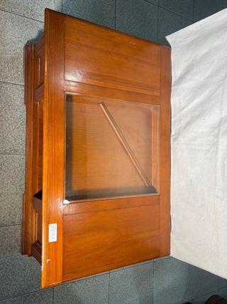 Mesa de centro madera y cristal