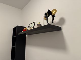Estante pared Ikea LACK negro 110x26 cm