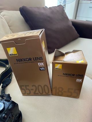 Cámara Nikon D3100 Negra.