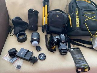 Cámara Nikon D3100 Negra.