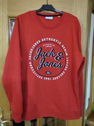 Sudadera Jack & Jones Roja