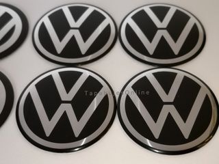 LOGOS PARA LLANTAS O TAPACUBOS VOLKSWAGEN PEGATINA