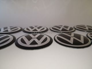 LOGOS PARA LLANTAS O TAPACUBOS VOLKSWAGEN PEGATINA