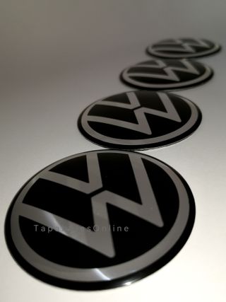 LOGOS PARA LLANTAS O TAPACUBOS VOLKSWAGEN PEGATINA
