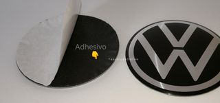 LOGOS PARA LLANTAS O TAPACUBOS VOLKSWAGEN PEGATINA