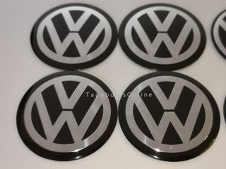 LOGOS PARA LLANTAS O TAPACUBOS VOLKSWAGEN PEGATINA
