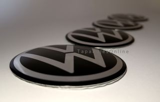 LOGOS PARA LLANTAS O TAPACUBOS VOLKSWAGEN PEGATINA