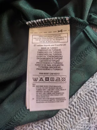 Camiseta Adidas x Alexander Wang Verde