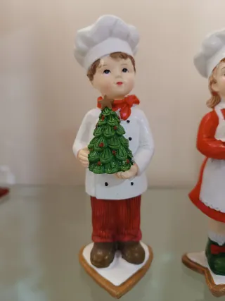 Coppia decorazioni natalizie chef In offerta