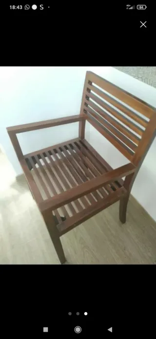 Silla Madera Banak Importa