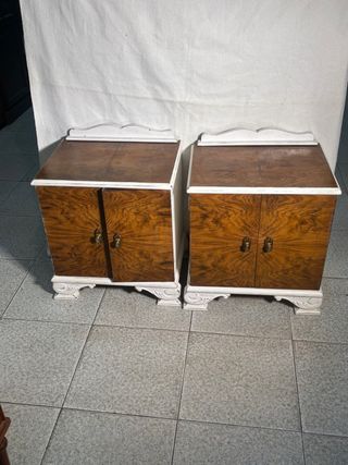 Mesitas de noche de madera (2 unidades)