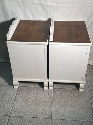 Mesitas de noche de madera (2 unidades)